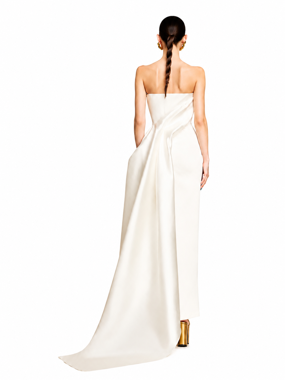 LUIRA Tube Maxi Evening Dress Gown