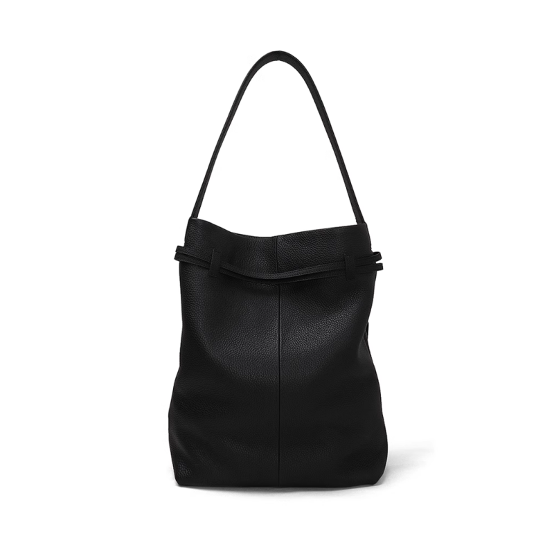 MAICU Leather Bucket Bag