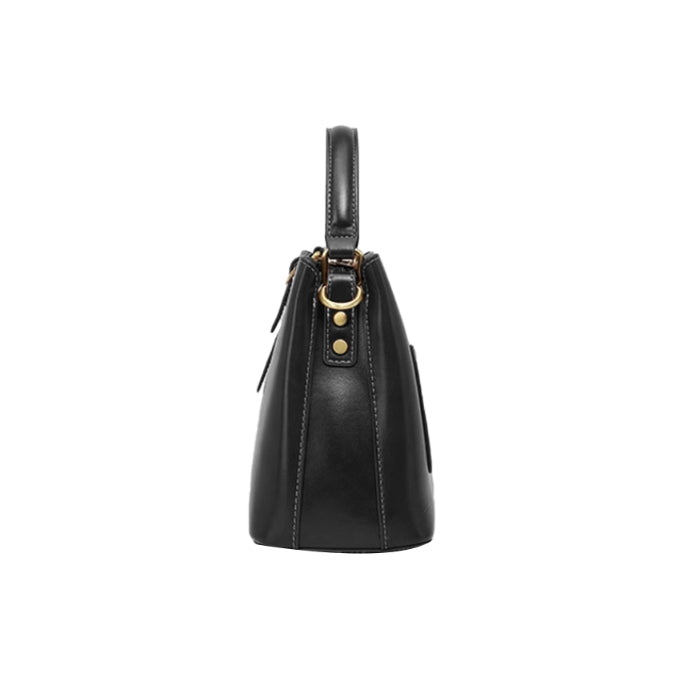 NASVI Buckled Bucket Bag