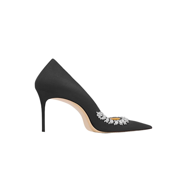 NOVKI  Diamante Mid Heel Pumps - 6cm