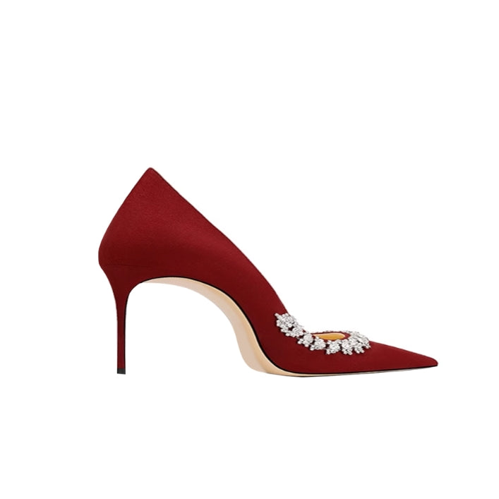 NOVKI  Diamante Mid Heel Pumps - 6cm