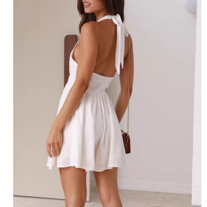 NOVTI Cut Out Mini Dress