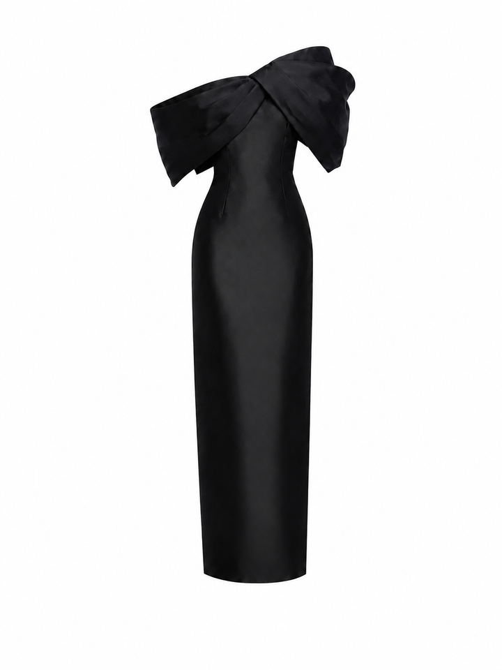RECCV Off-Shoulder Evening Dress Gown