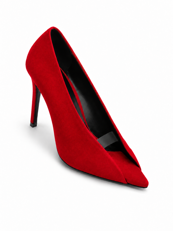 SEVTB OPEN VAMP FLOATING BUCKLE PUMPS