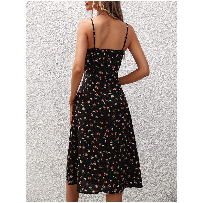 TENNV Printed Slip Dress