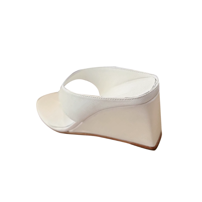TENVU Flip Flop Wedged Mules Sandals