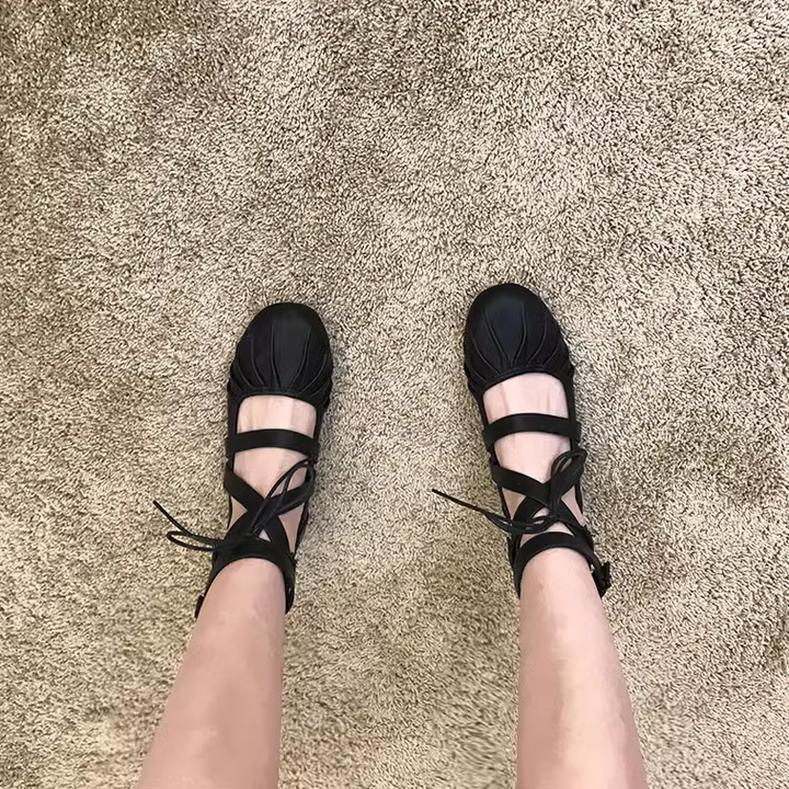 TOPAZ Lace Up Ballet Shoes