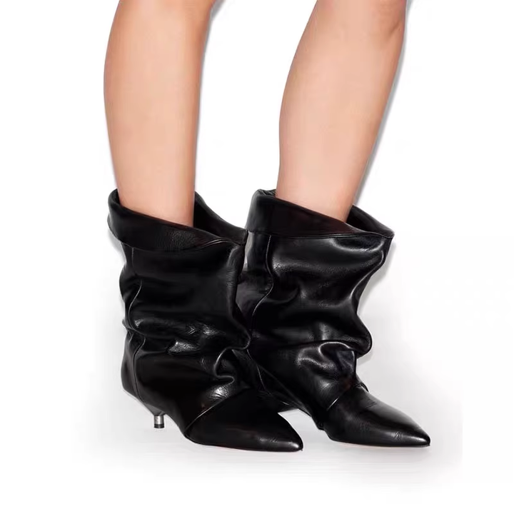 TULAH Kitten Heel Ankle Boots