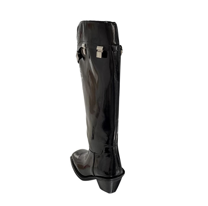 VAITU Metal Embellished Knee High Boots