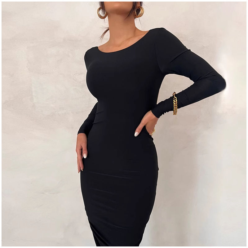 VUCHA Backless Evening Dress Gown