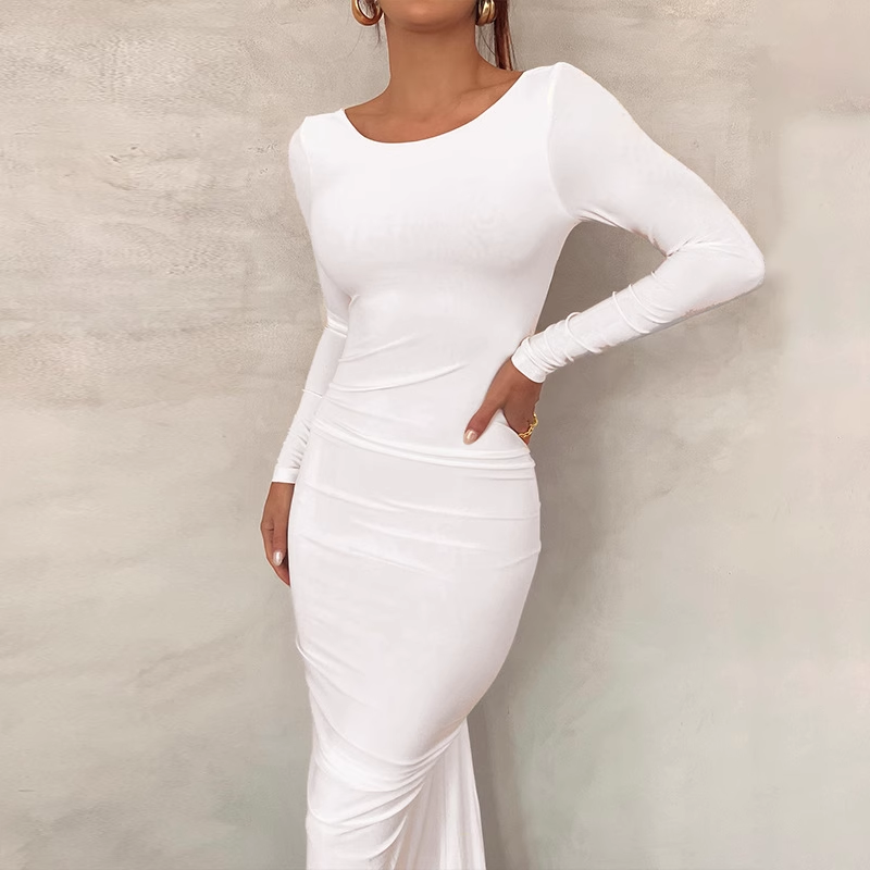 VUCHA Backless Evening Dress Gown