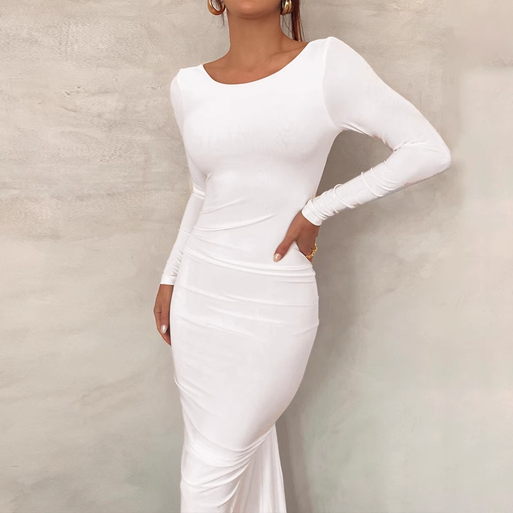 VUCHA Backless Evening Dress Gown