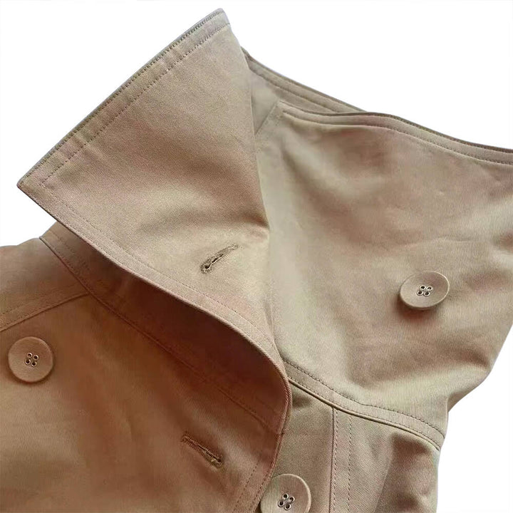 XUDAN Lapel Biker Jacket