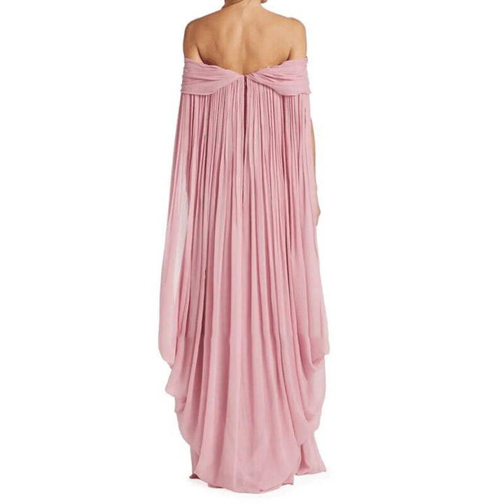 ZARIC Off-Shoulder Slip Evening Dress Gown