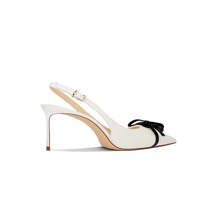 ZEVCO Bow Mid Heel Sandals - 6cm