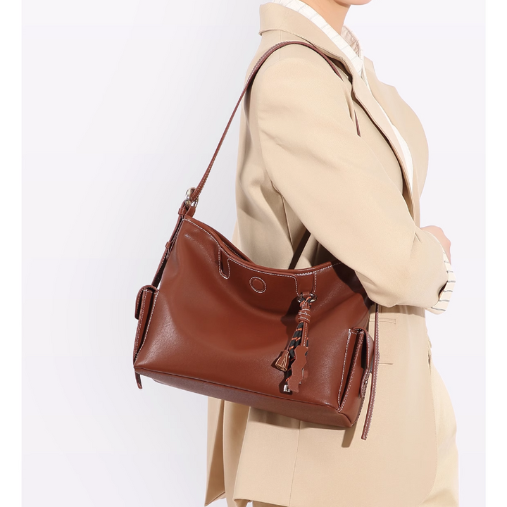 CAVRO Leather Tote Bag