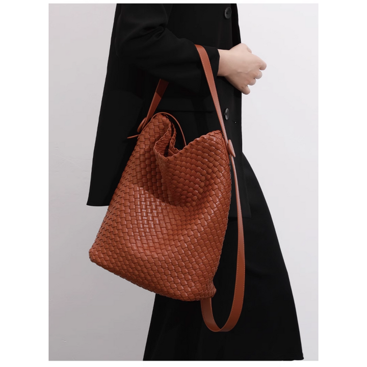 NALYE Braided Bucket Bag