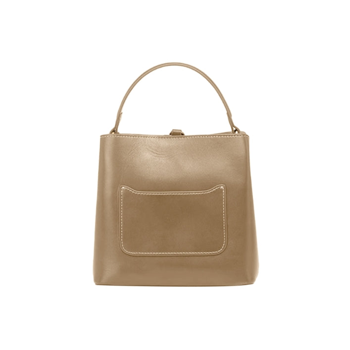 NASVI Buckled Bucket Bag