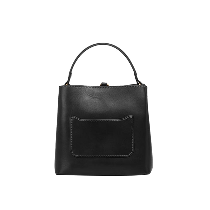 NASVI Buckled Bucket Bag