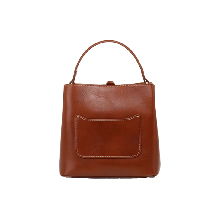 NASVI Buckled Bucket Bag