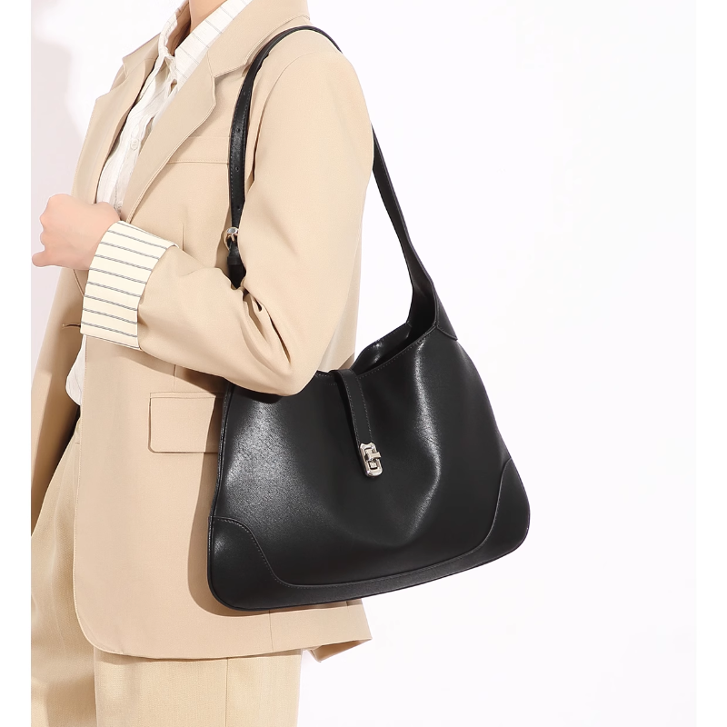 ZENAL Metal Lock Tote Bag