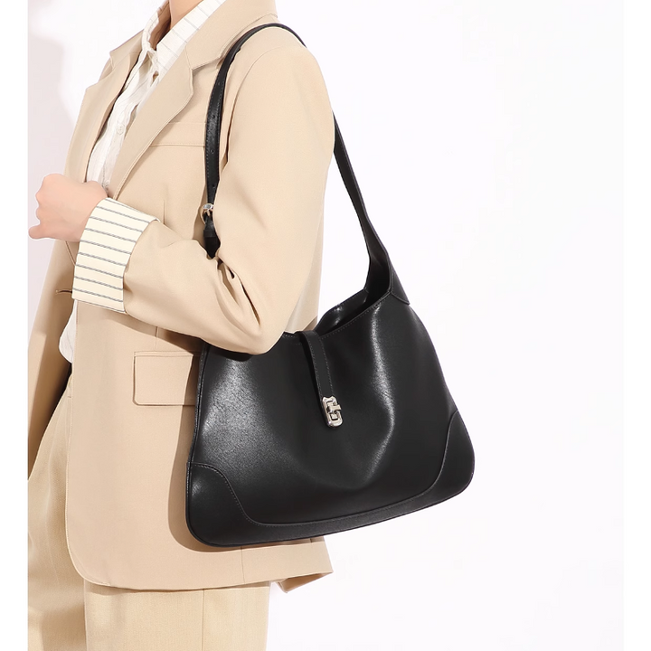 ZENAL Metal Lock Tote Bag