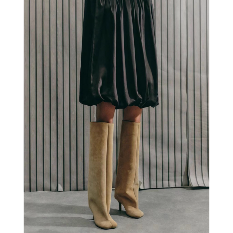 NUISE Suede Knee High Boots