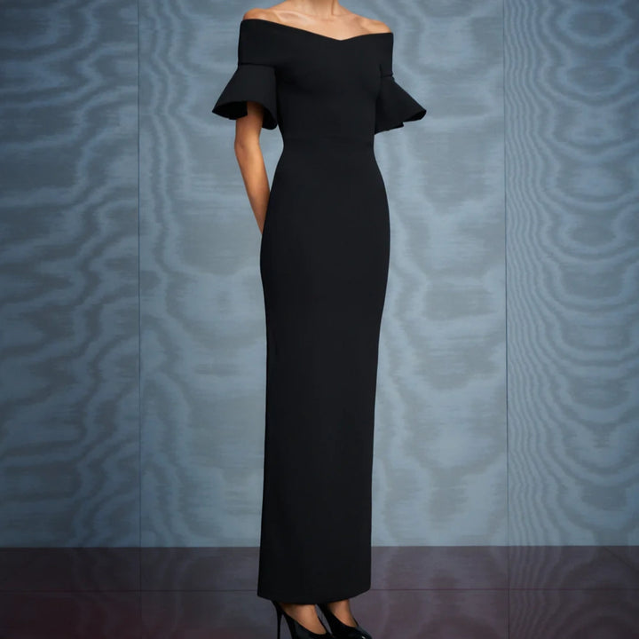 HEMAI Off-Shoulder Evening Dress Gown