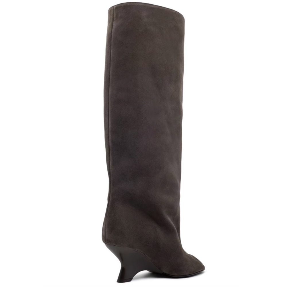 FLECI Sculptured Heel Knee High Boots - 6.5 CM