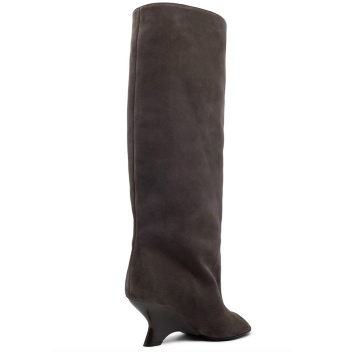 FLECI Sculptured Heel Knee High Boots - 6.5 CM