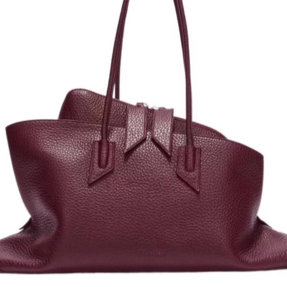 DARLN Lychee Leather Tote Bag - Large