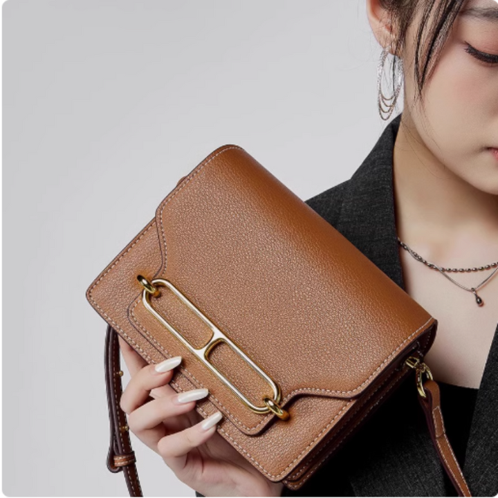 KONCI Leather Cross Body Bag