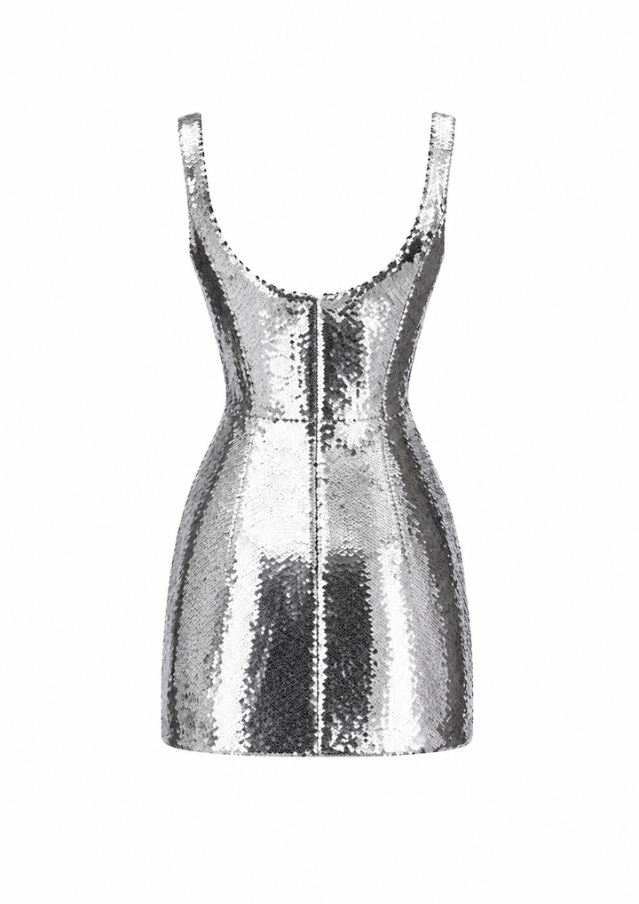 SRINU Sequinned Mini Evening Dress Gown