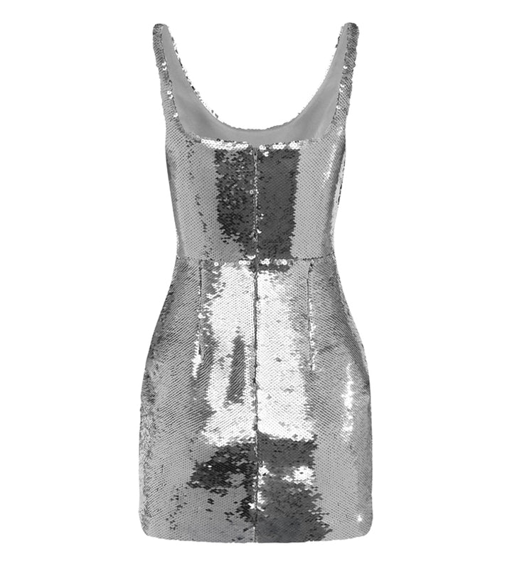 SRINU Sequinned Mini Evening Dress Gown