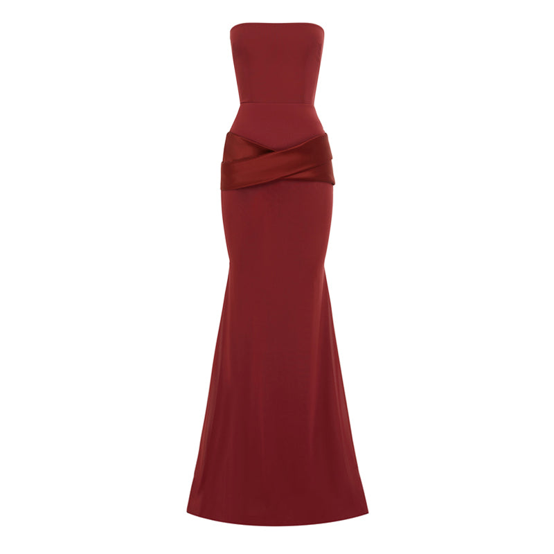 SOIVT Tube Evening Dress Gown
