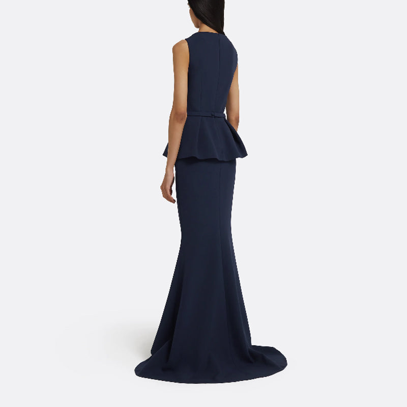 BENAV Sleeveless Maxi Evening Dress Gown