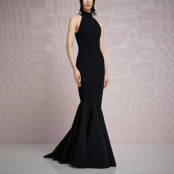 TEIRI Sleeveless Maxi Evening Dress Gown