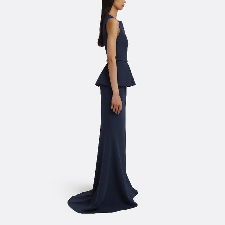 BENAV Sleeveless Maxi Evening Dress Gown