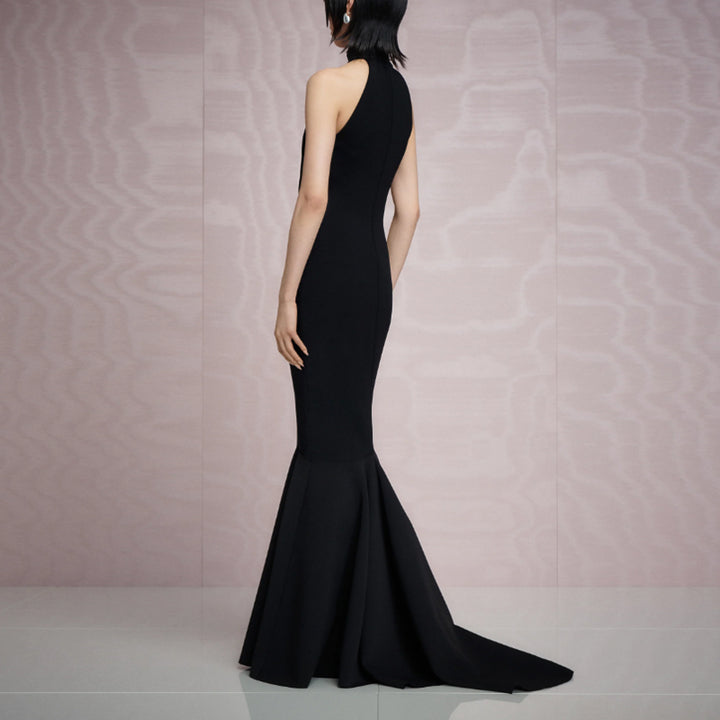 TEIRI Sleeveless Maxi Evening Dress Gown