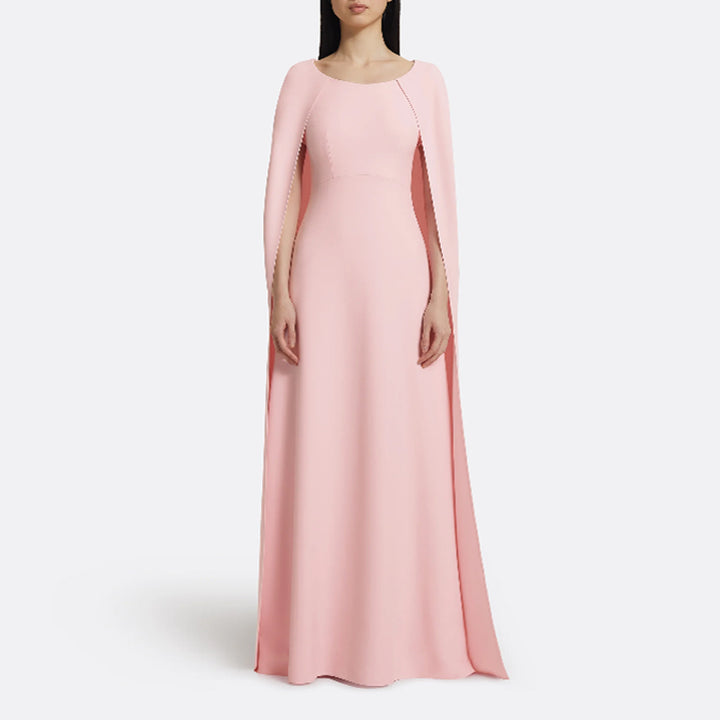 AUFIY Cape Evening Dress Gown