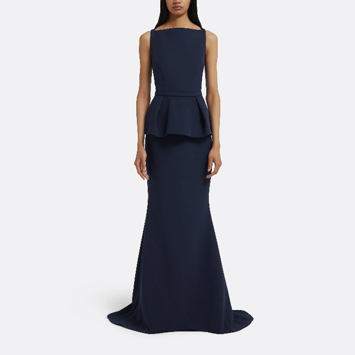 BENAV Sleeveless Maxi Evening Dress Gown
