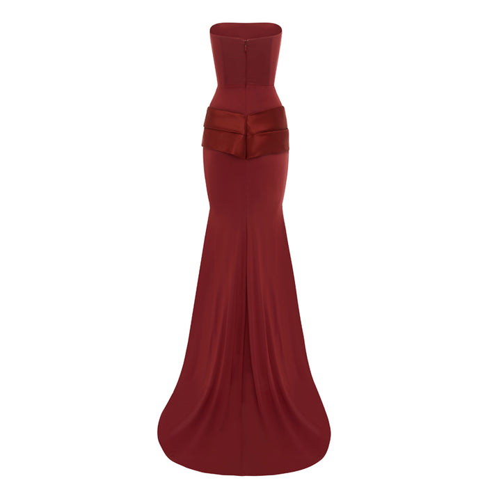 SOIVT Tube Evening Dress Gown