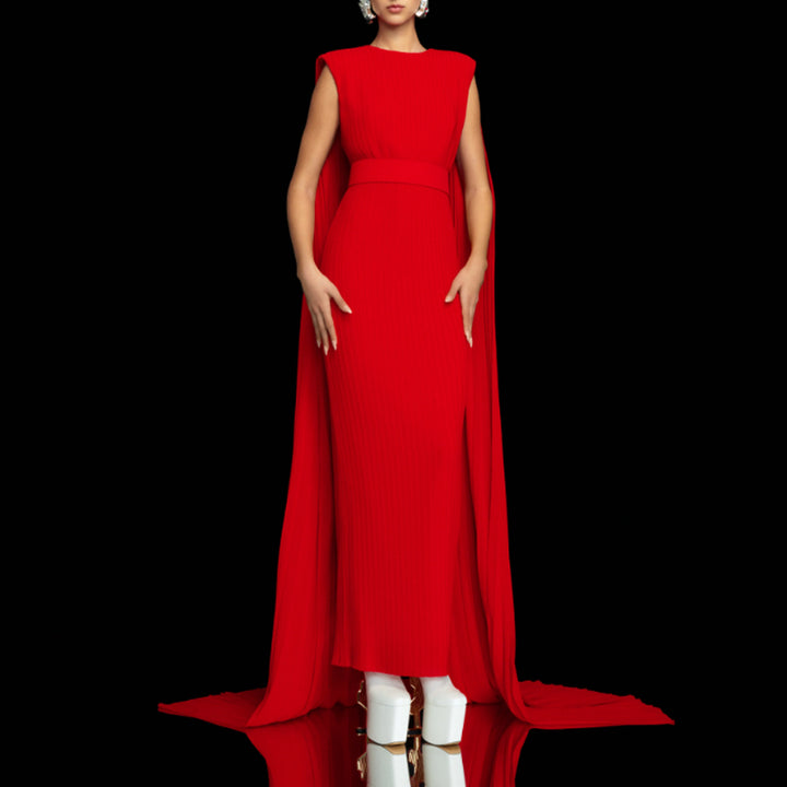 HOLUS Sleeveless Evening Dress Gown