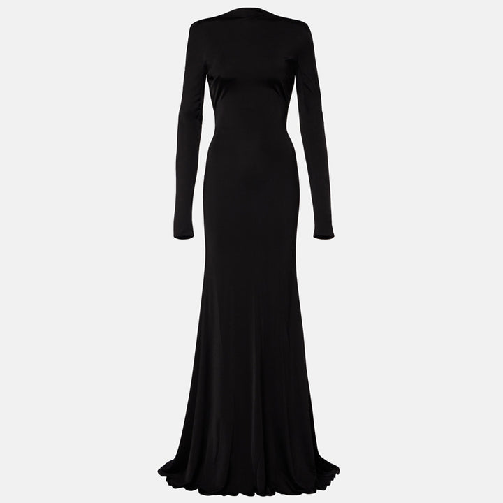 RAUME Backless Maxi Evening Dress Gown