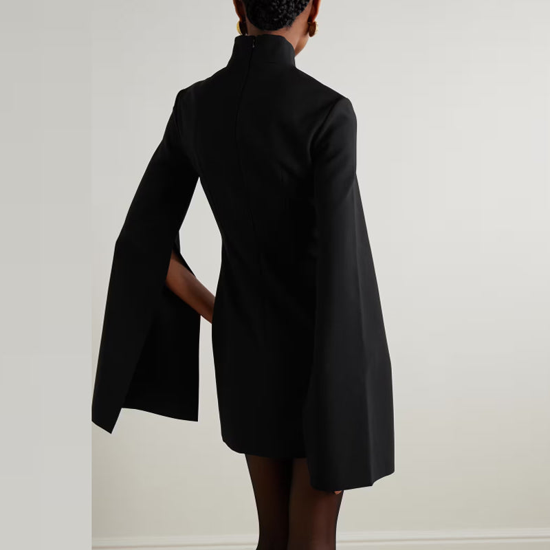 DECUO Long Sleeves Evening Dress Gown