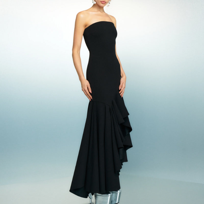 AIVEL Tube Evening Dress Gown