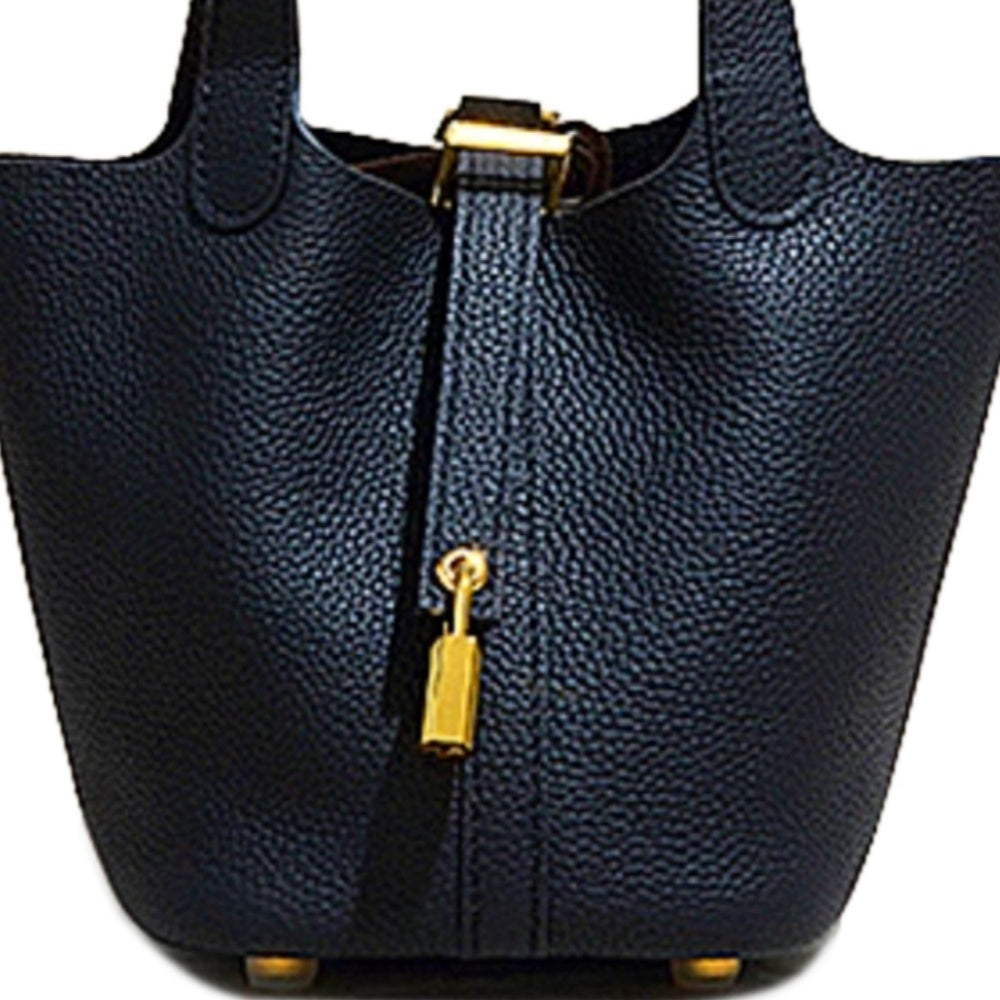 LCZIH Leather Bucket Bag - Mini