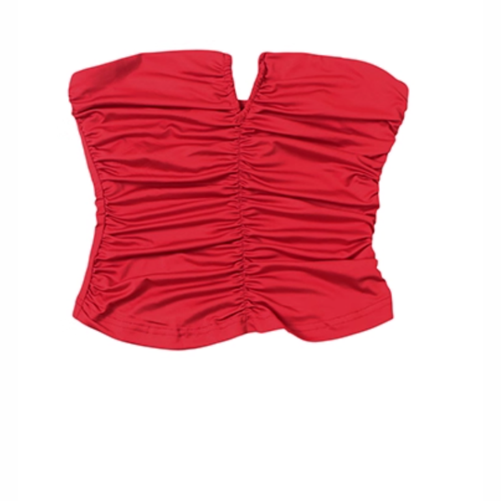 MINYA V Neck Tube Top
