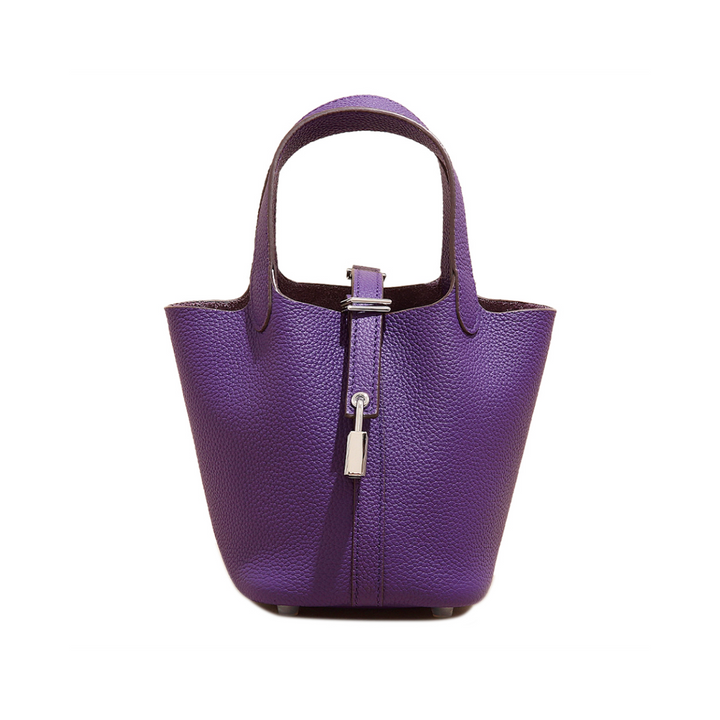 LCZIH Leather Bucket Bag - Mini