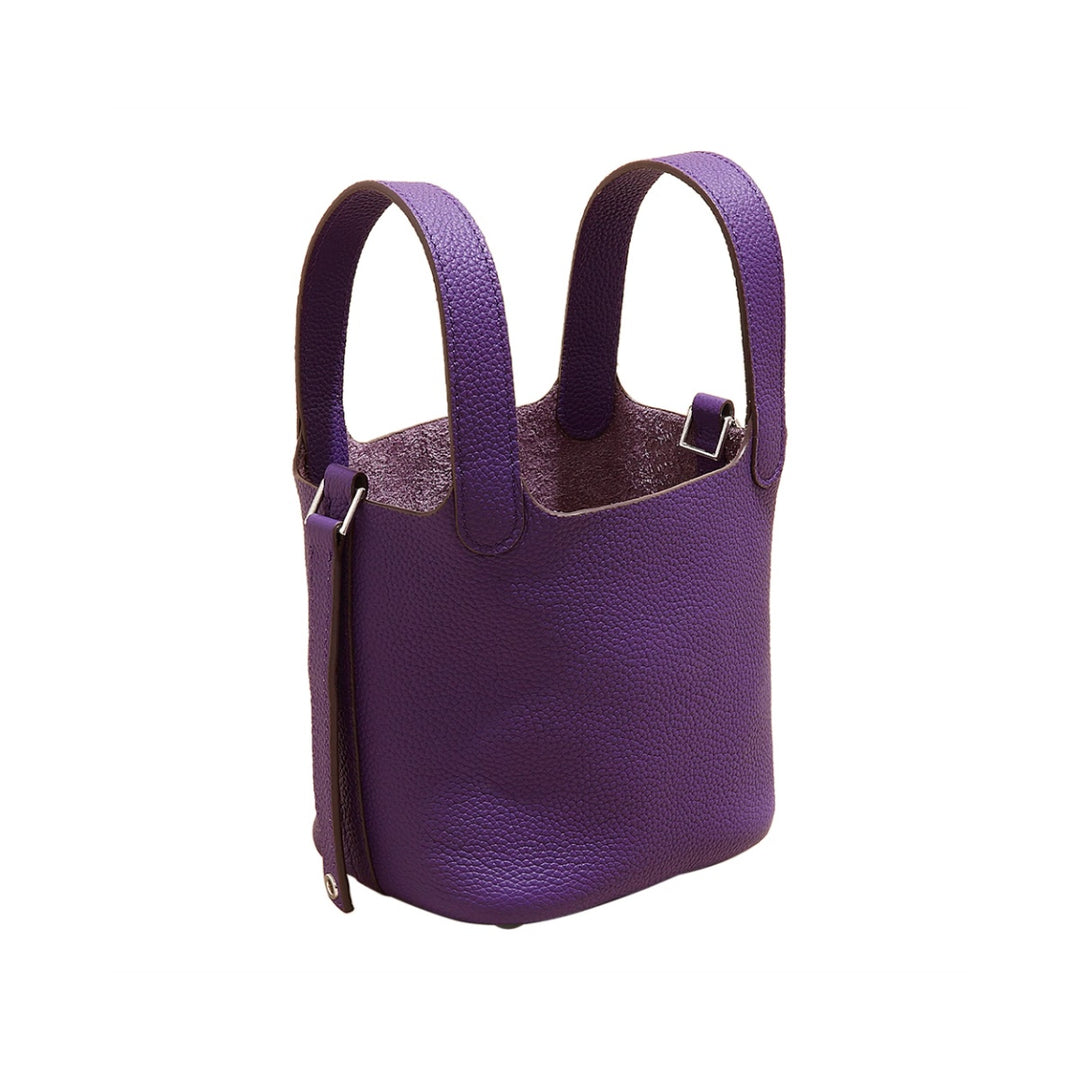 LCZIH Leather Bucket Bag - Mini